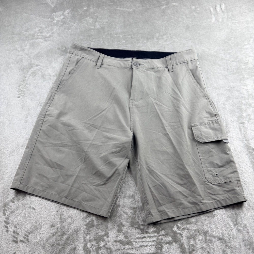 U.S. Apparel Men's Size‎ 36 Gray Hybrid Cargo Shorts